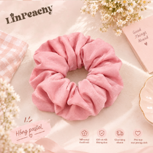 Handmade Satin Scrunchie – Soft & Elegant Hair Tie for Women