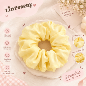 Silky Satin Scrunchie – Handmade Hair Tie, Elegant & Gentle on Hair